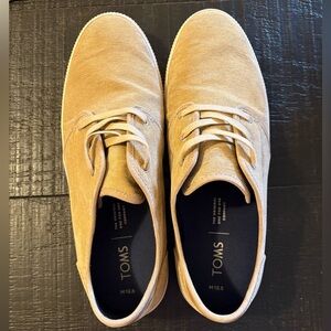 Men’s TOMS Lace-Up Shoes | Neutral tan | Size 10.5